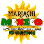 un logo de Mariachis a domicilio Mexico chile