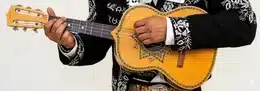 Vihuela instrumento de cuerda del mariachi